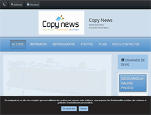 Tablet Screenshot of copynews-imprimerie.fr